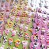 4 Pcs Cute Little Animals EVA Bubble Stickers - Multiple Styles of Adorable Cartoon Decor, Perfect for Scrapbook Diary Notebook