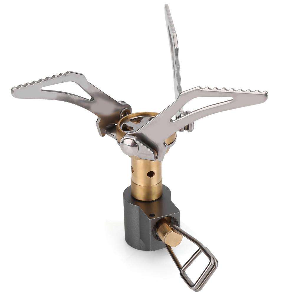 Portable Mini Outdoor Folding Durable Metal Camping Gas Cooking Stove Furnace Burner