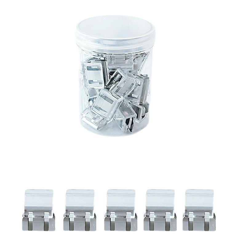 Transparent Multifunctional Clips for Student Papers and Storage