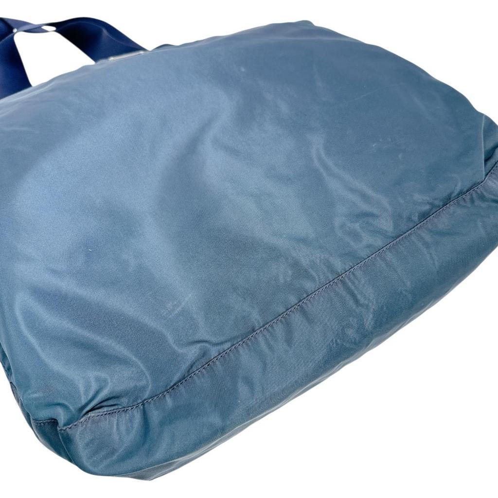 PRADA Commuting to school Large enough to fit A4 size paper Tote Bag Nylon Women Used