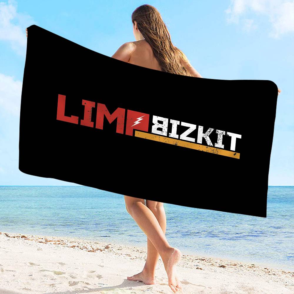 L-Limp B-Bizkit Beach Towel Colorful Bath Towels for Girl Microfiber Quick Dry Custom Sand Free Beach Yoga Spa Gym Pool