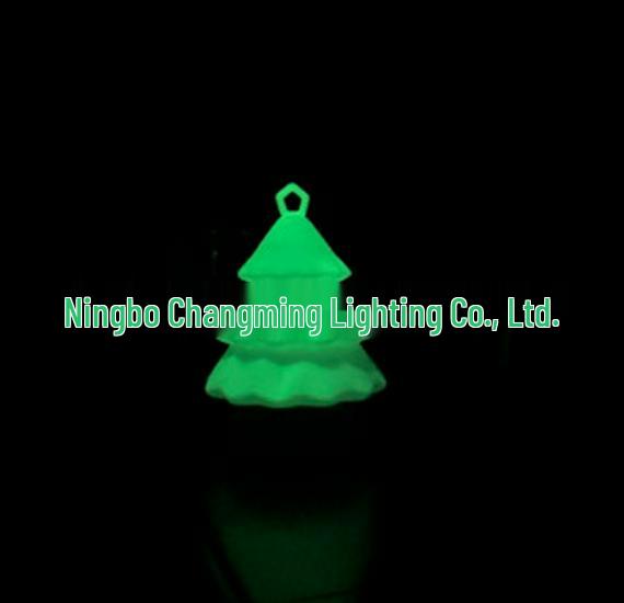 Rechargeable Christmas Tree Silicone Night Light with 10m String Light Storage, Colorful Atmosphere, Perfect for Outdoor Camping