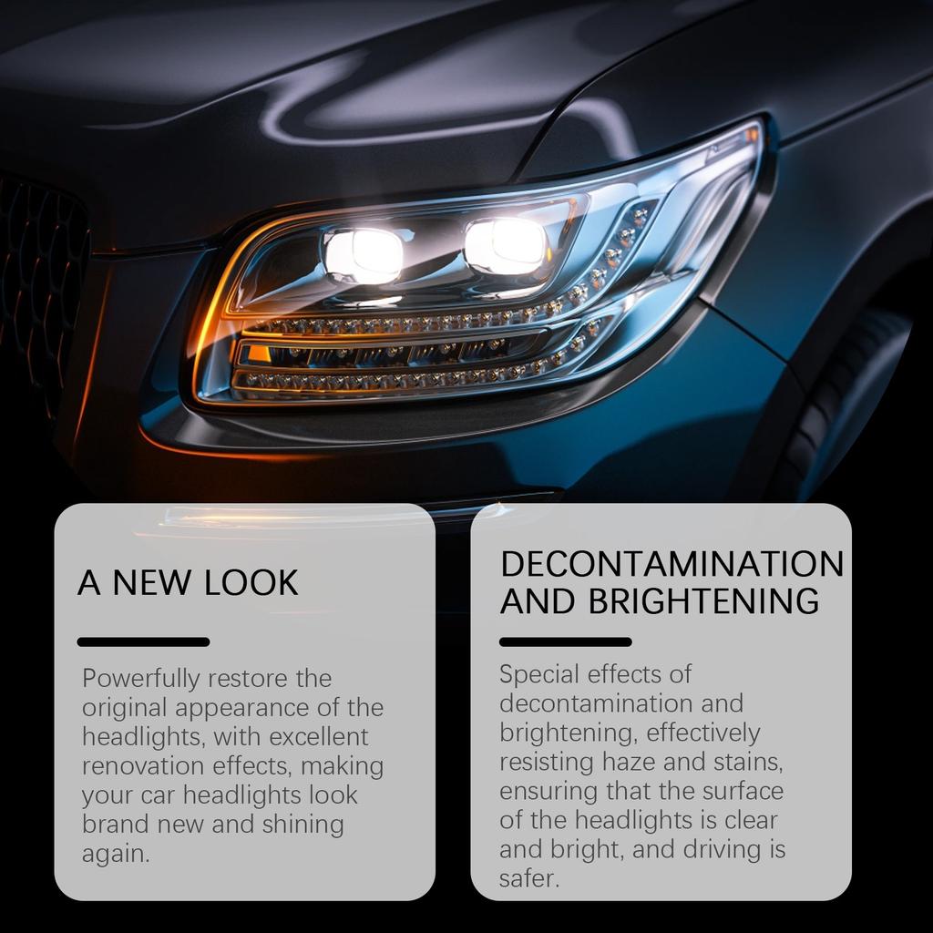 Car Headlight Care Cream; Polishing Care Agent; Car Headlight Polish; Improve The Appearance Of The Vehicle