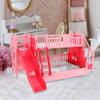 Pretend Play Doll Bed Princess Bedroom Decoration Dollhouse Furniture  Doll Accessery