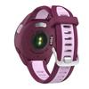 Quick Release 20mm Two-Tone Sports Silicone Strap For Garmin Forerunner 165 Music 245 55/Vivoactive 5/Venu 2 Plus Sq Watch Band