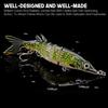 10cm/8g Bionic Bait Sharp Hook 3D Simulated Fisheye Simulation Tempting Angling ABS Submerged