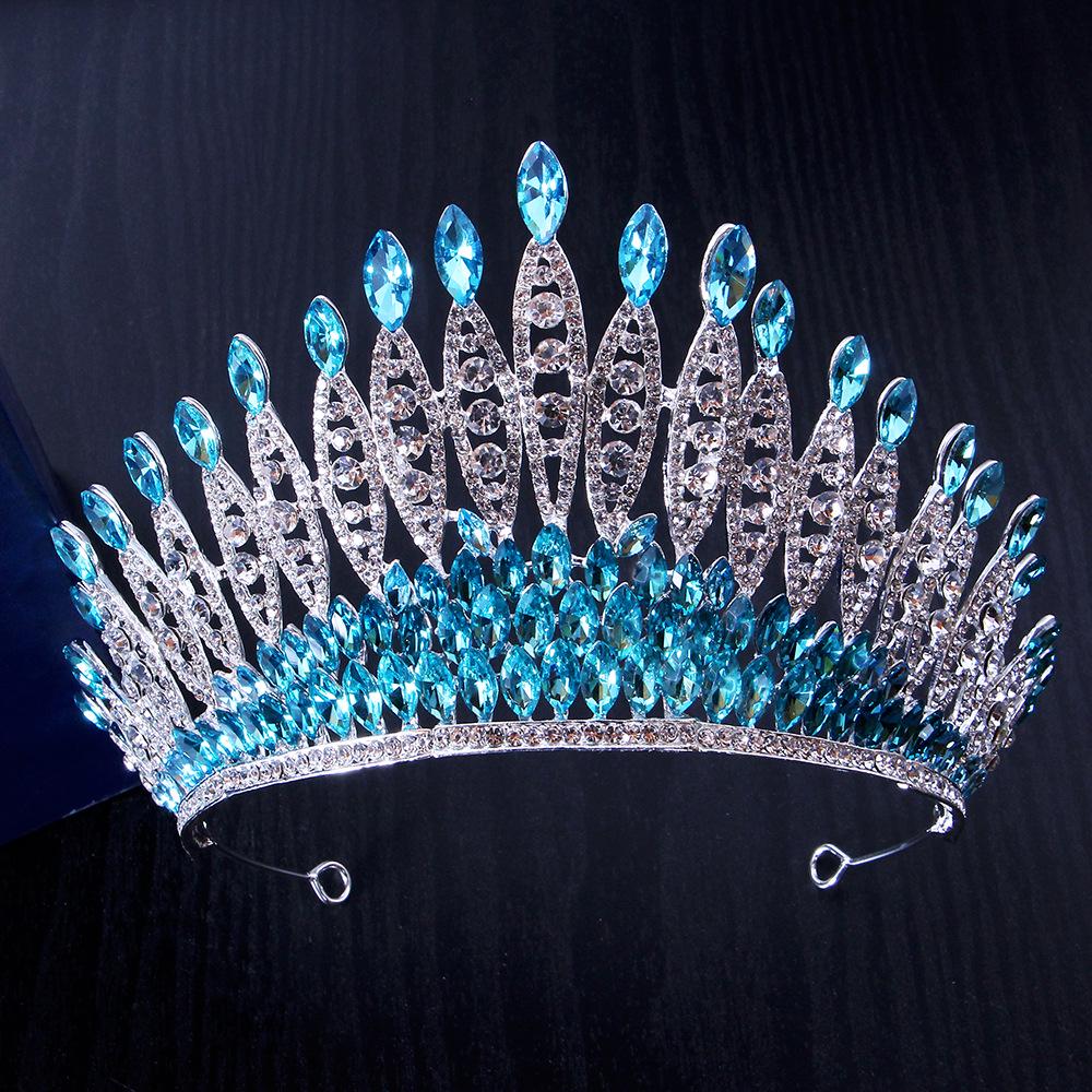 Luxury Rhinestone Tiara: European & American Pageant Headband for Car Shows, Weddings, and Models
