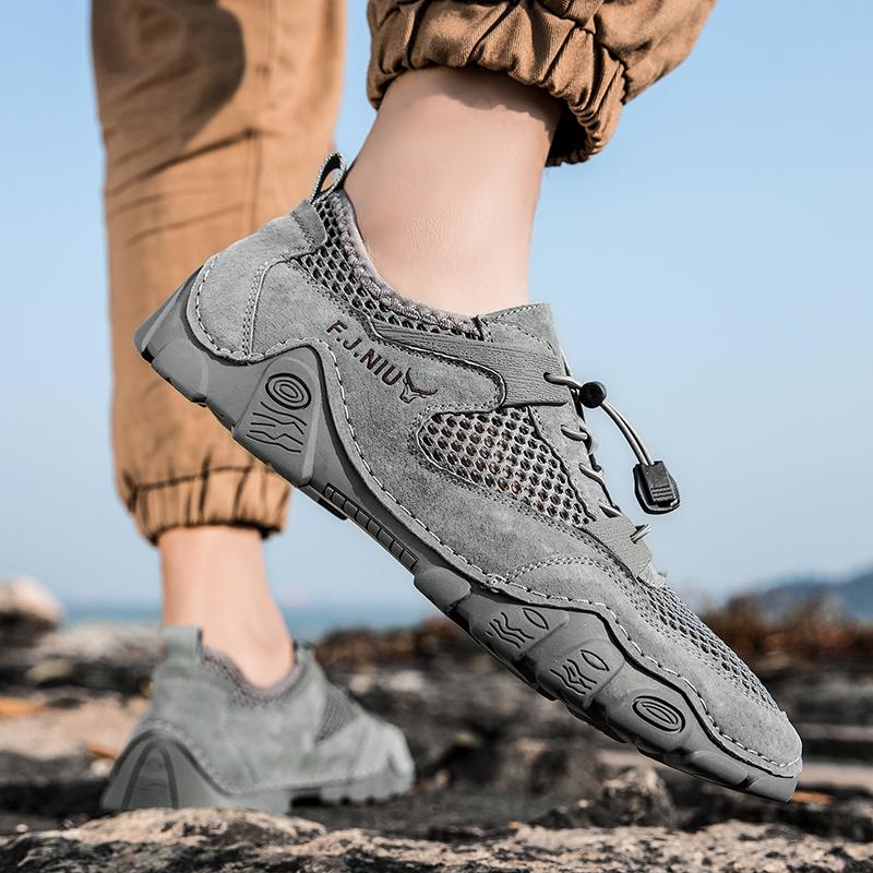Zapatos Casuales Transpirables de Verano para Hombre Mocasines Cómodos para Conducir Zapatos Planos para Hombre