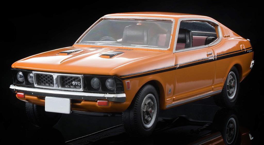 Tomica Limited Vintage Neo Scale Mitsubishi Colt Galant GTO MR 1970 Orange Finished Model 1/64 LV-N204a