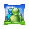 Frutiger Aero Fishies Square Pillow Cases  Cushion Covers Awesome Zipper Decor Pillowcase for Seat 40x40cm