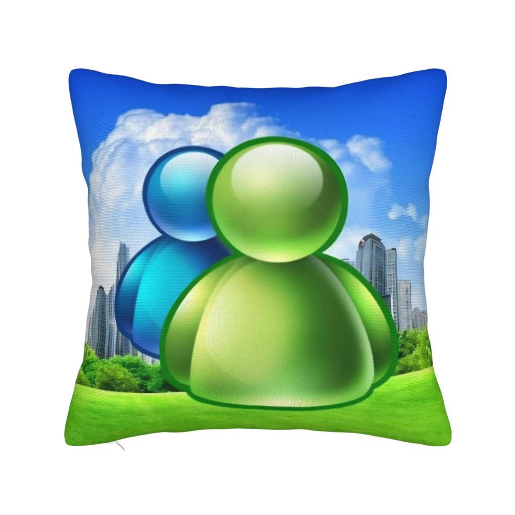 Frutiger Aero Fishies Square Pillow Cases Cushion Covers Awesome Zipper Decor Pillowcase for Seat 40x40cm