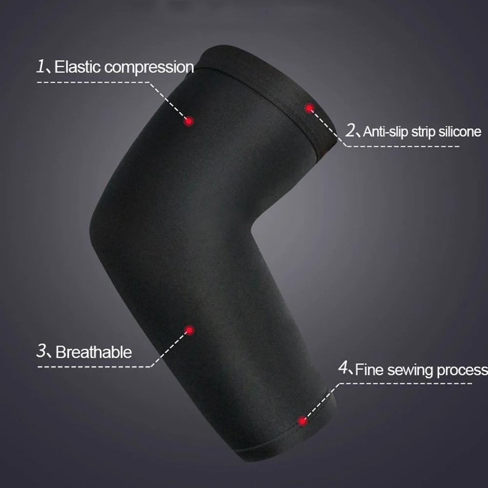 Breathable Compression Arm Sleeves Unisex & Comfortable for Outdoor Sports Gym Cycling Arm Cooling Sleeves with Anti-Slip Design