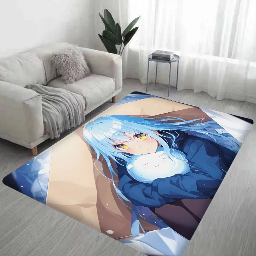 Demon Slime Rimuru Tempest Floor Mat Bathroom Mat Kids Room Bedroom Decoration Balcony Anti-Slip Doormat Living Room Welcome