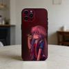 M-Mirai N-Nikki Gasai Yuno Anime Phone Case For iPhone 17,16,15,14,13,12,11 Plus,Pro,Max,Mini Silicone black Soft Cover