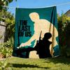 1pc The Last of Us Outdoor Flannel Blanket for Girls Soft, Lightweight Throw Perfect for Camping, and Gifting, Digital