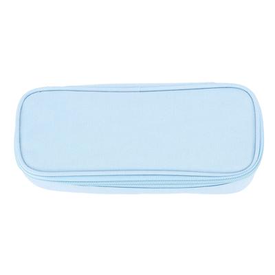 Big Capacity Pencil Case Pouch Pen Case Simple Stationery Bag with Mesh Pocket for Teens Adults Student School College