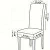 Jacquard Chair Cover Household Dining Chair Cover Thickened Cushion Cover Chair Cover Universal Elastic Chair Cover