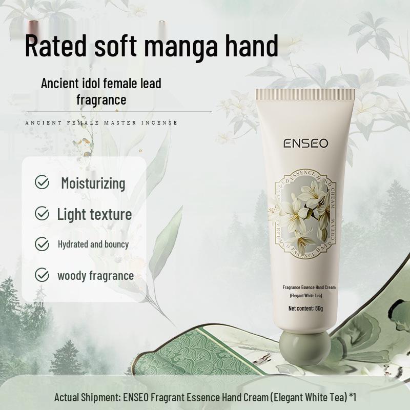 ENSEO Fragrance Essence Hand Cream 80g: Moisturizing & Hydrating Anti-Cracking for Autumn/Winter