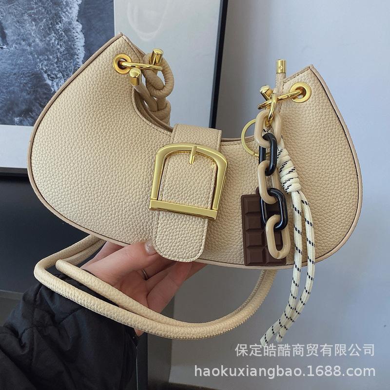 Premium Sense of Foreign Style Women's Bag 2025 New Versatile Niche Design Single Shoulder Underarm Bag Spring and Summer Dumpling Bag