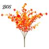 Long Lasting Fake Plants Fall Artificial Flower with Eucalyptus Leaf, Lifelike Faux Plants, Decorative UV Resistant for Autumn Thanksgiving