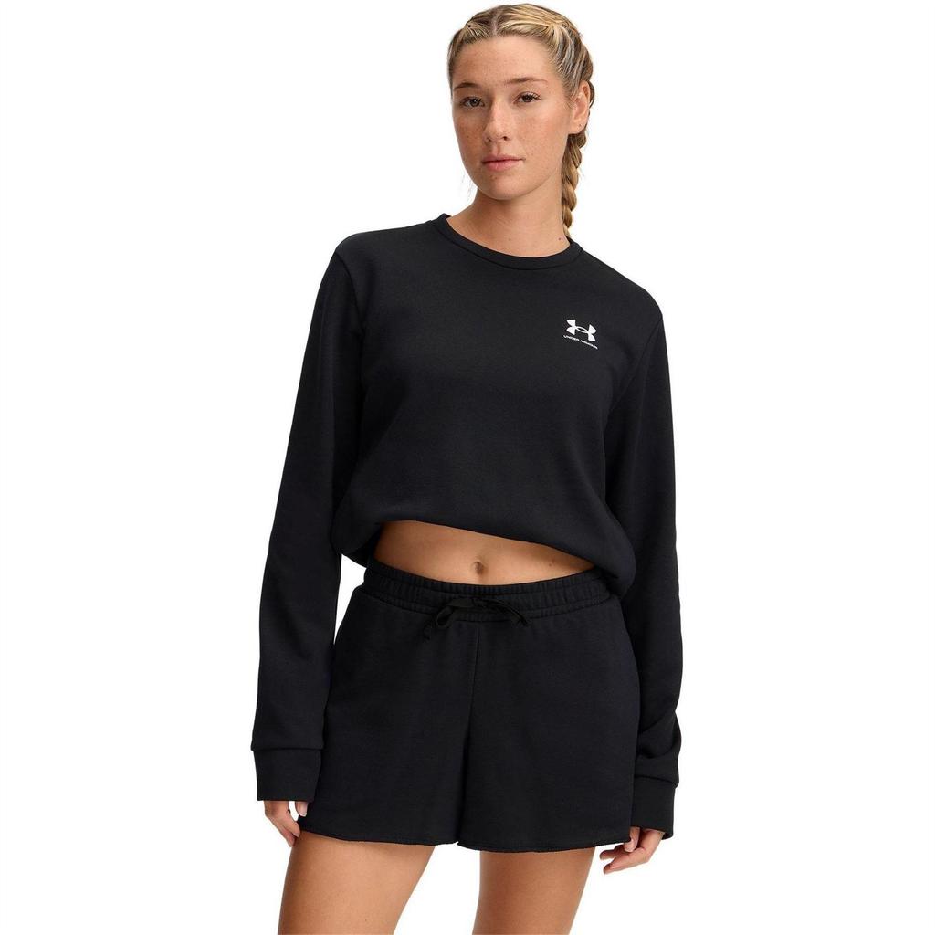 Under Armour Womens/Ladies Rival French Terry Crew Neck Sweatshirt