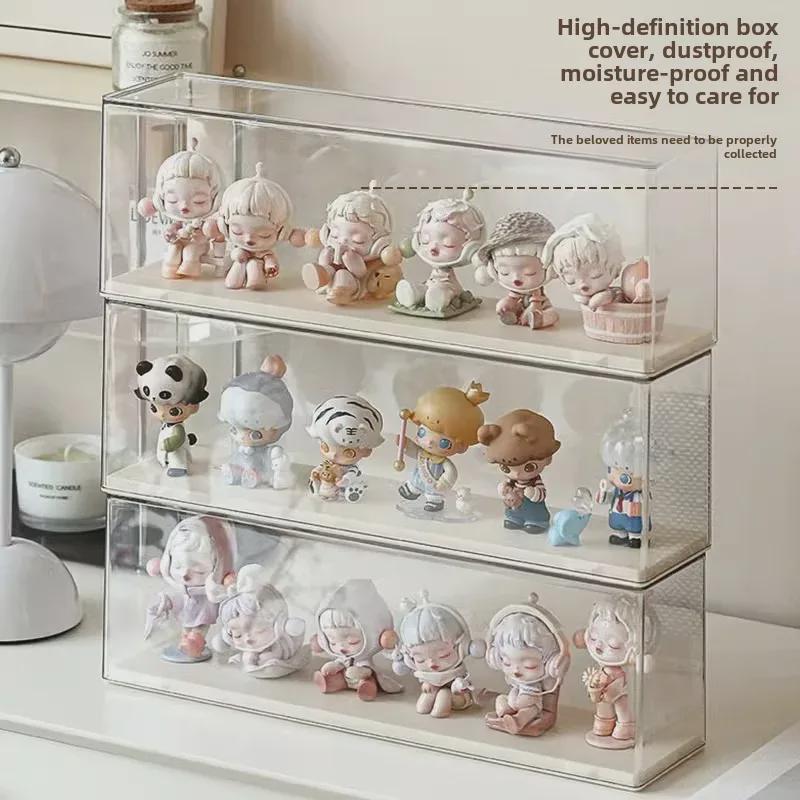 Acrylic Dustproof Display Stand for Figures and Lego by Bubble Mart