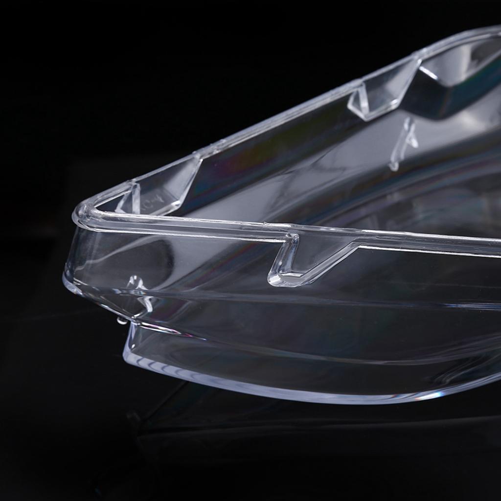 2pcs Car Headlight Clear Lens Cover for E46 4D 320i 325i 325xi 330i 330xi 02‑05 63126924043 63126924044