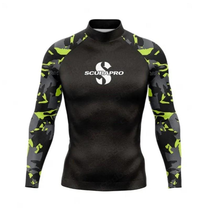 Men Women Quick Dry Rash Guard Long Sleeve UV Protection Swim Shirt Surfing Snorkeling Diving Summer Water Sports