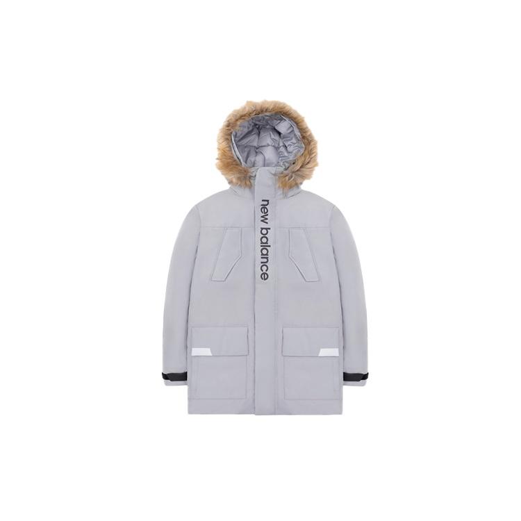 New Balance Parka Jacket Asia Sizing Grey Black Men s AMJ04356-GR XL