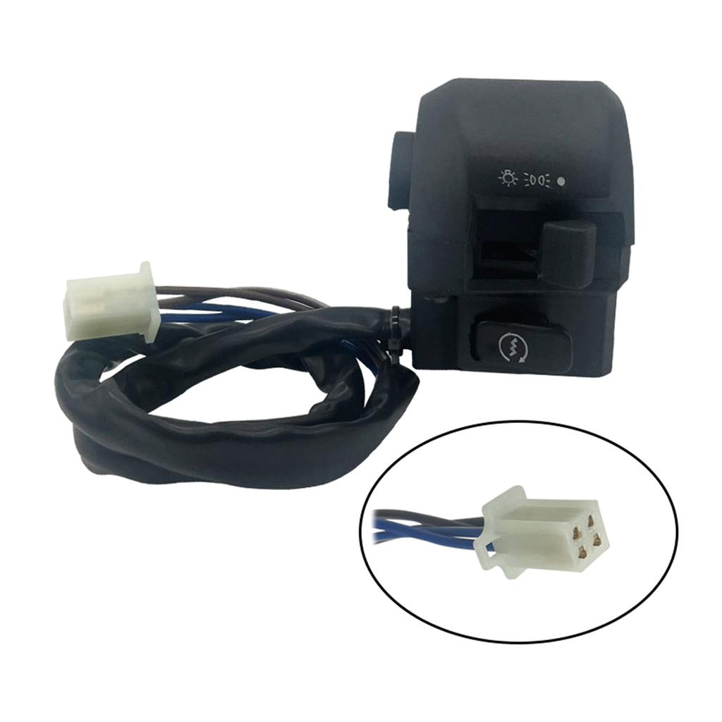 Motorcycle Handlebar Toggle Switch On Off Push Button Switch Bicycle Motorcycle Tuning Part 7/8'' 22mm Universal