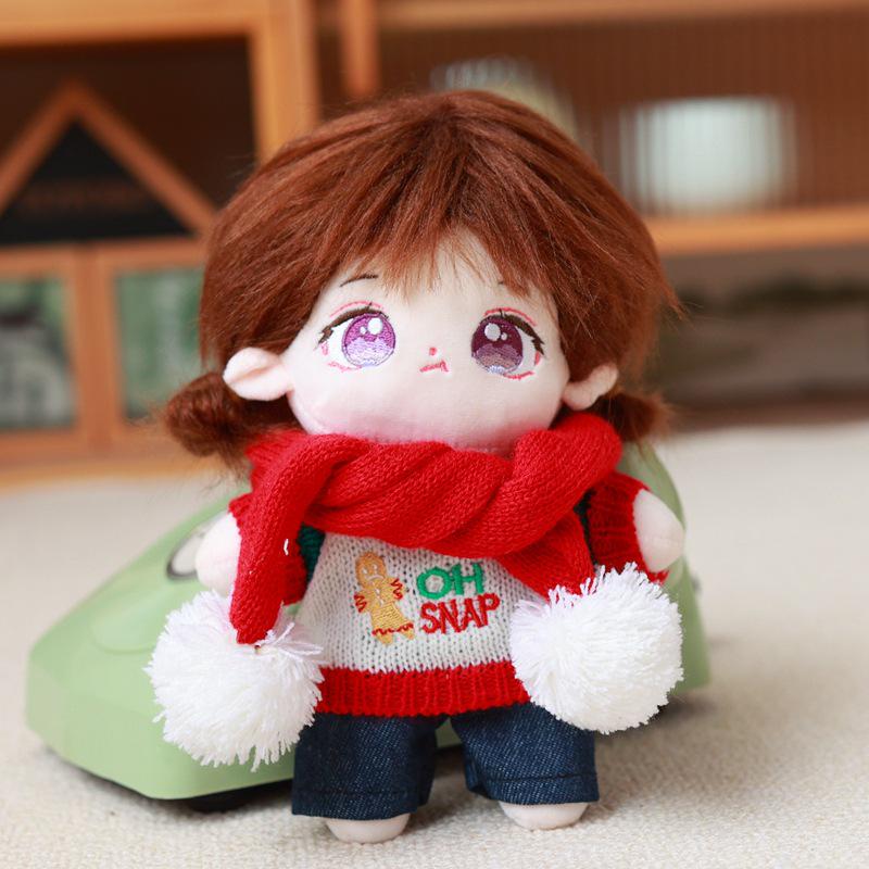 Miniature Cotton Scarf & Winter Outfit for Doll Bear and Dog Figurines