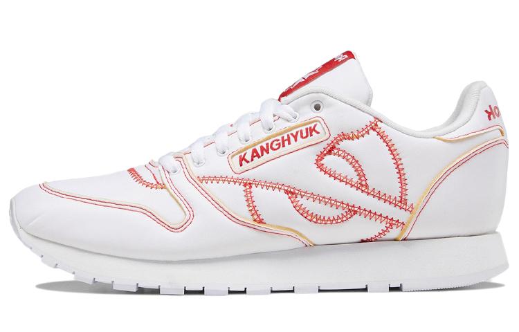 Reebok Kanghyuk x Reebok Classic Leather Белый Изначально Красный GW1069 42