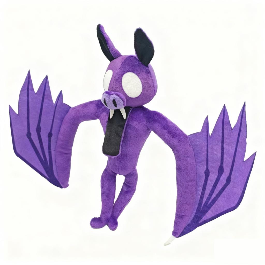 99 Nights In the Forest Deer Plush Toy, Forest Knights Soft Stuffed Animal, Collectible, Holiday Gift (Purple Bat)