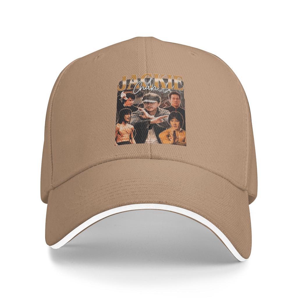 Jackie Kungfu Martial Arts Sun Baseball Cap Summer Unisex Women  Trucker Hat Sunscreen Fitted Retro Outdoor Sports Snapback Cap