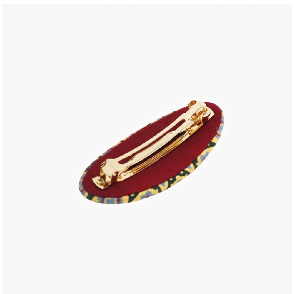 Etro Wf6b0002aa045 X0891 Tie Geometric Silk Hair Clip