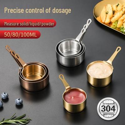 Koreanische 304 Edelstahl-Saucenschale mit Griff zum Dippen