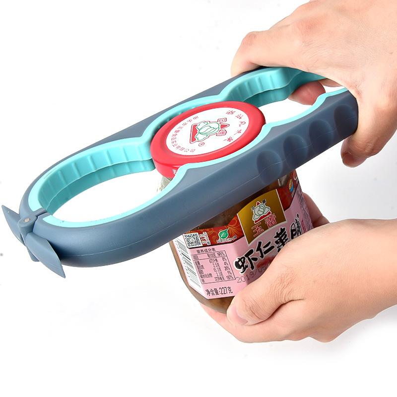 4 Stück Upgrade-Glasöffner, Multifunktions-Flaschenöffner, Korkenzieheröffner für schwache Hände, Arthritis, ältere Kinder