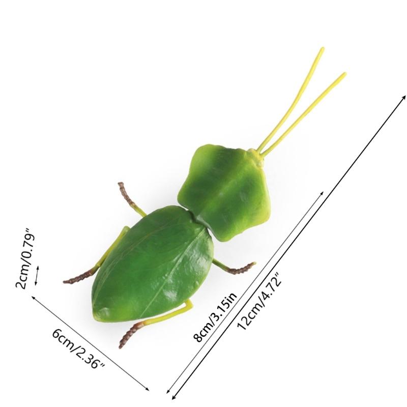 Simulation Insect Small Animal Toy Mosquitoes OrchidsMantis SpadeBeetle Simulation Animal Model Home Garden Ornaments