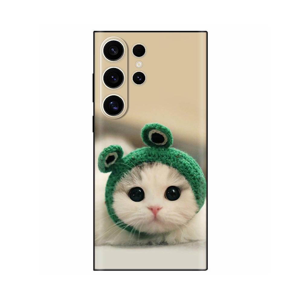 Pouzdro Pro Samsung S25 Ultra Umělecký Styl Plné Krytí Kryty Fundas Pro Samsung Galaxy S25 Ultra S25ultra Pouzdra Z Tekutého Silikonu
