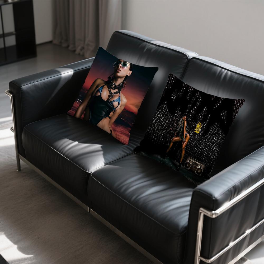 cushion cover Square Sofa Cushion Cover Casual A-Anitta Skin-Friendly Hot Comfortable Singer Pillow Cover