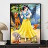 Diamond Painting Snow White and The Forest Companions Themed Art Illustration 5D Cross Stitch Hanging Print 5D Puzzle MosaicEmbroideryHomeDecor