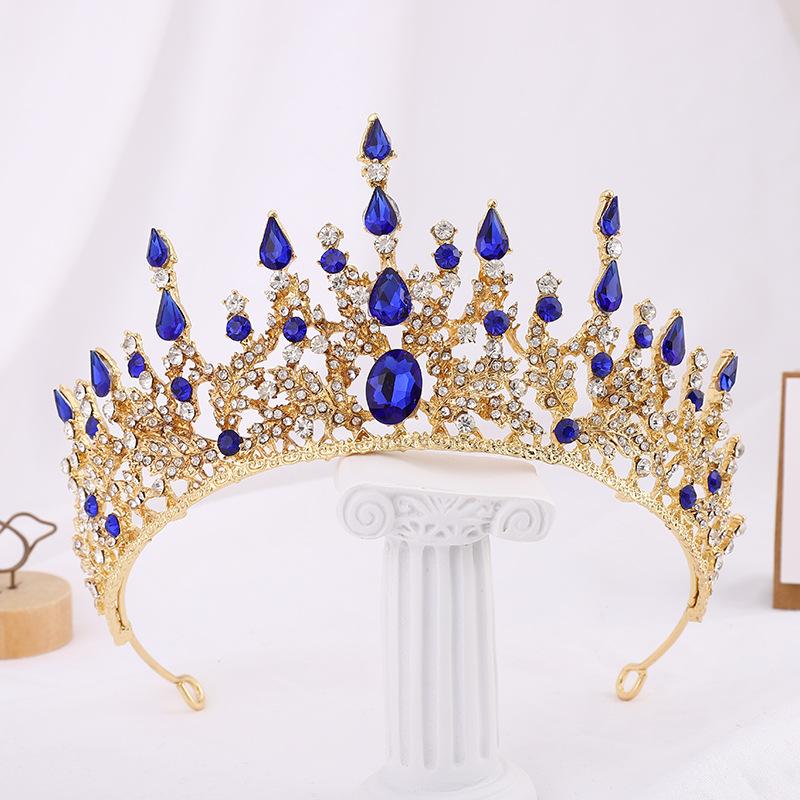 Brautkrone Barlow Strass Kopfschmuck Prinzessin Krone Braut Hochzeit Haarschmuck Hochzeitskleid Zubehör