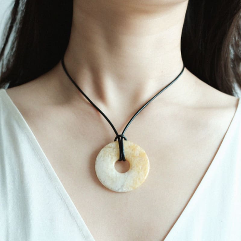 MARTA Aragonite Pendant Necklace