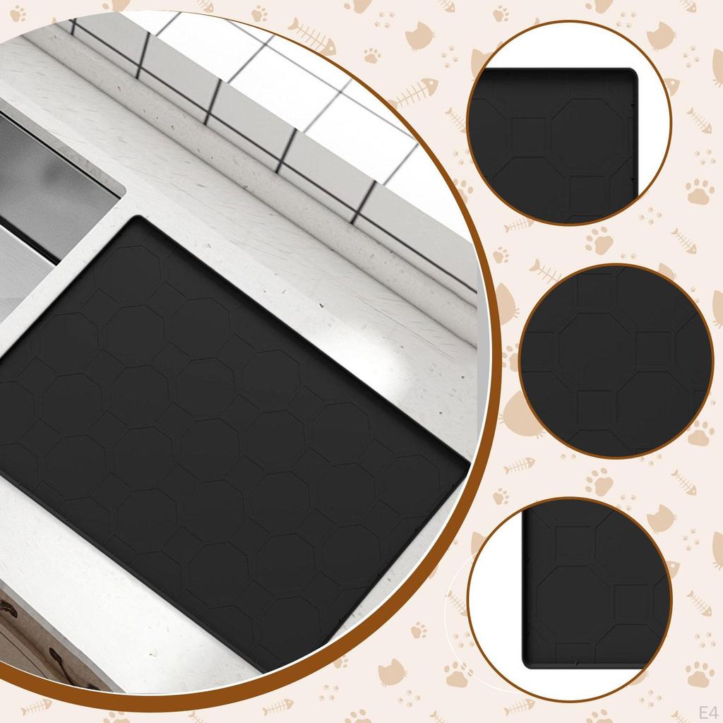 For Cabinet, Shelf Liner, Non Slip and Gadgets Bathroom Tray Cabinet Protector