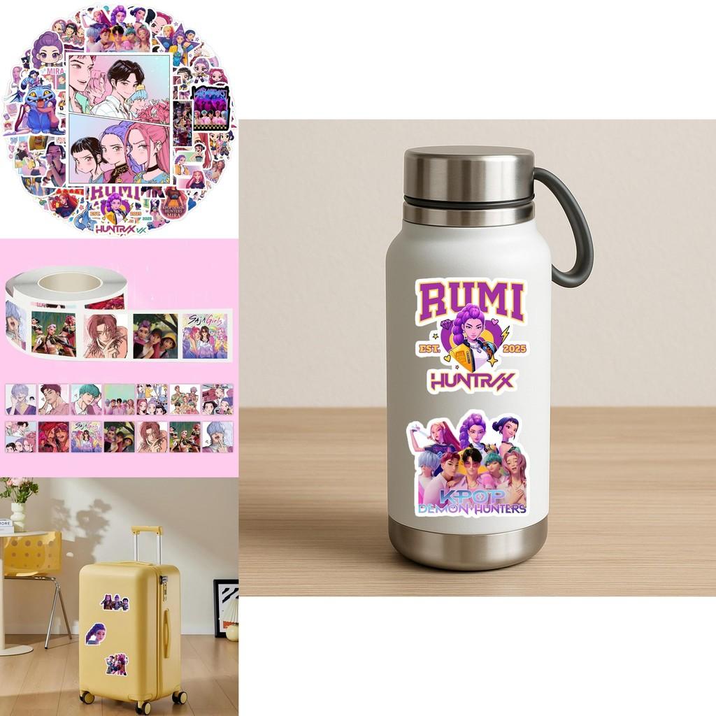 Kpop Demon Hunters Sticker Set With Cute Graffiti Designs For Journal And Phone Decoration