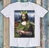 Mona Lisa Graffiti Street Cartoon Anime Cool Funny Gift Tee T Shirt V1725