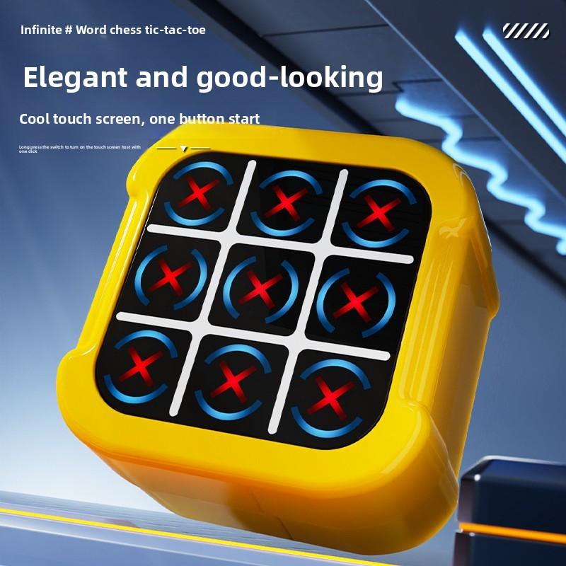 Super Tic Tac Toe Handheld Electronic Game For Family Entertainment And Brain Development