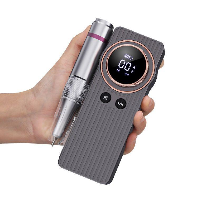 Bærbar neglepoleringsmaskin for neglefjerning og polering 35000 RPM høyhastighetsladende neglepolerer