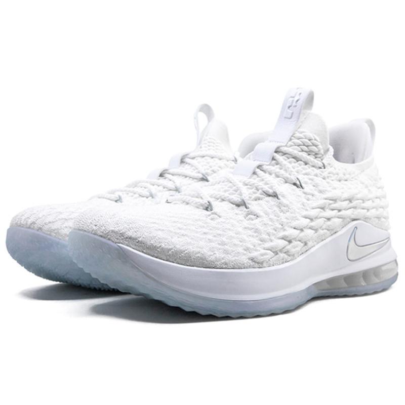 Nike LeBron 15 Low 'White Metallic' Sneakers AO1755-100