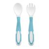 Baby Fork Spoon Set First Training Self Feeding Toddler Utensils Set Easy Grip Spoons Forks
